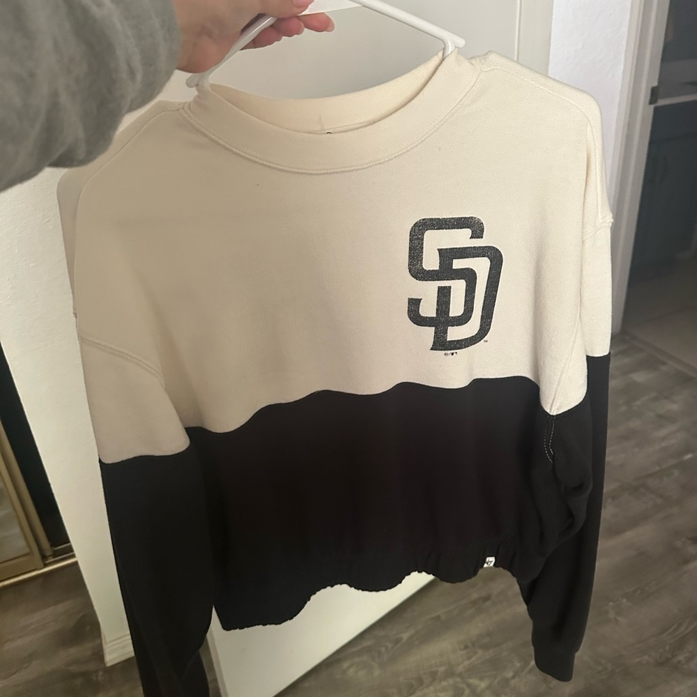 Black and Cream SD Logo Sweatshirt